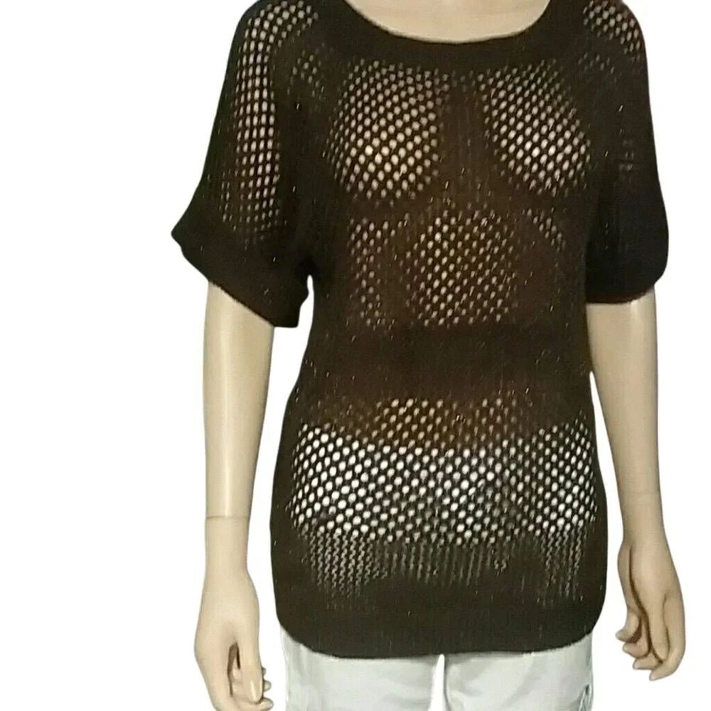 The Limited sheer sweater/ swim cover